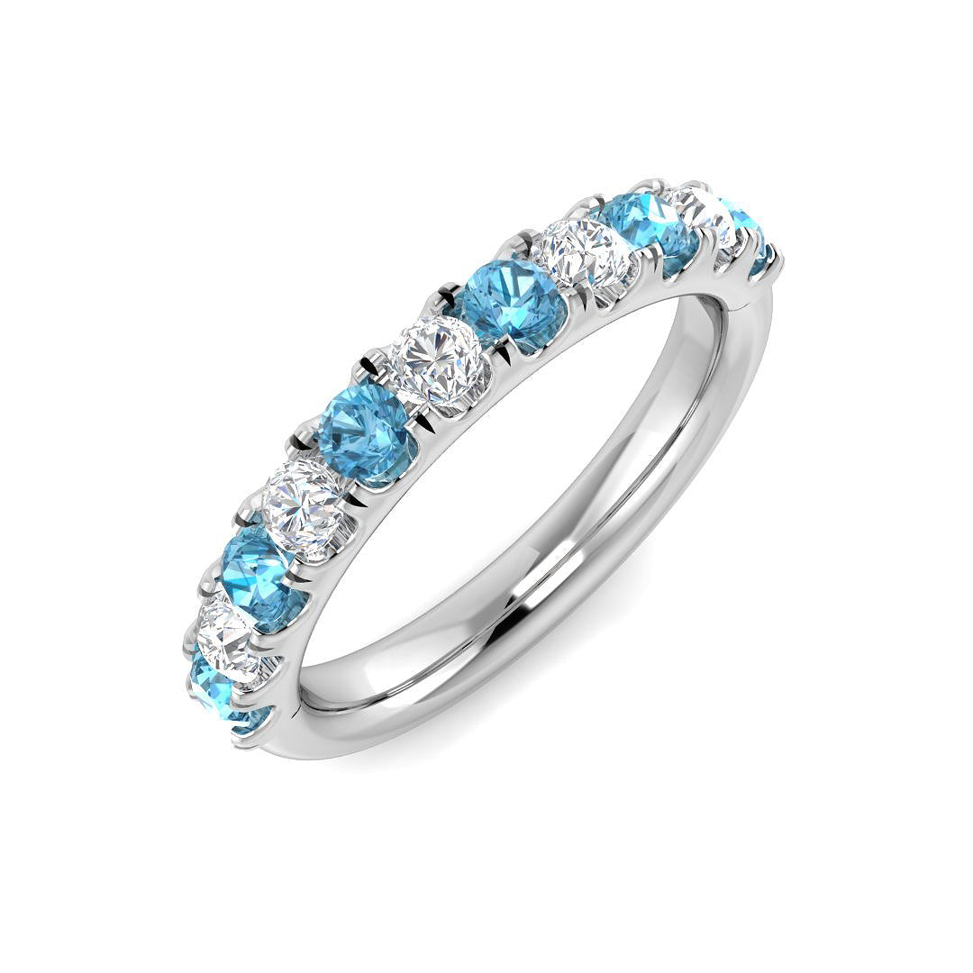 9ct White Gold 0.83ct G SI2 Diamond Ring