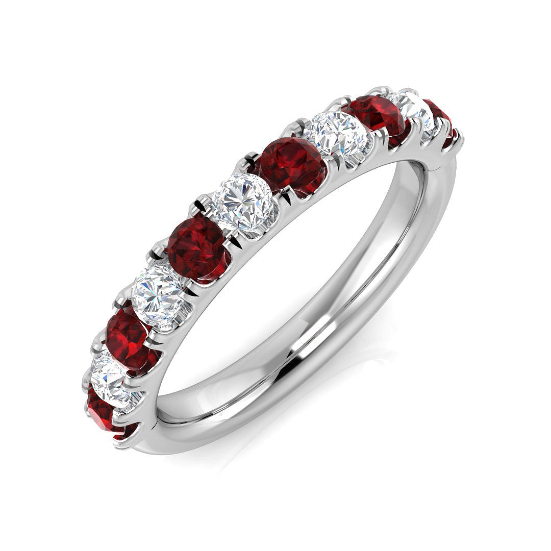 14ct White Gold 0.82ct G SI2 Diamond Ring