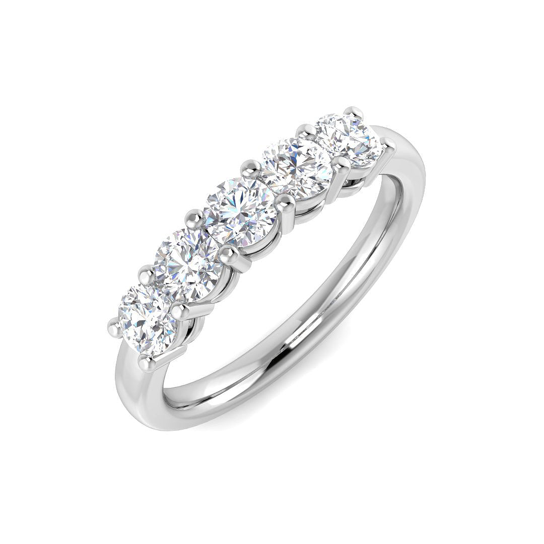 9ct White Gold 1.04ct Laboratory Grown CVD Ring