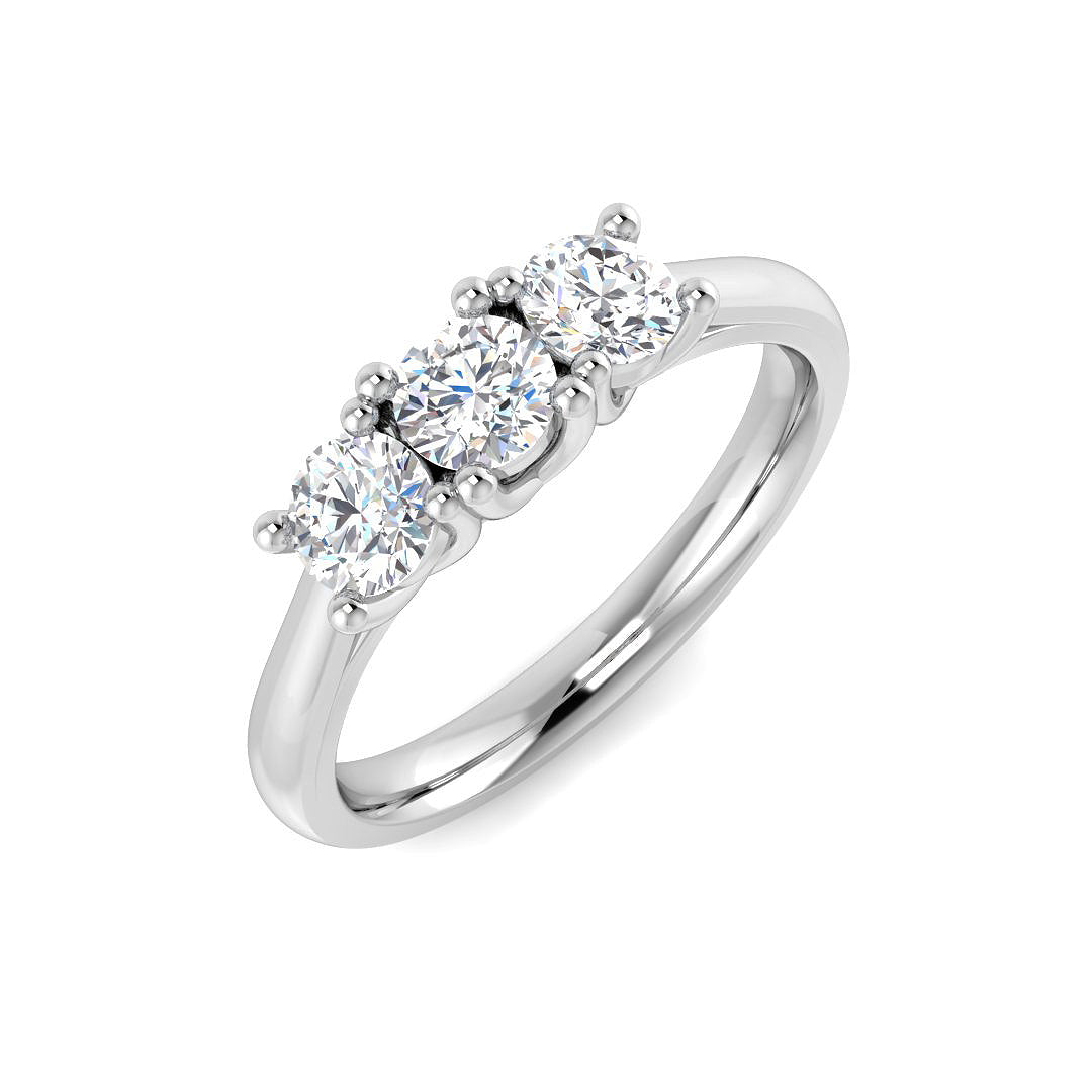 18ct White Gold 0.75ct G SI2 Diamond Ring