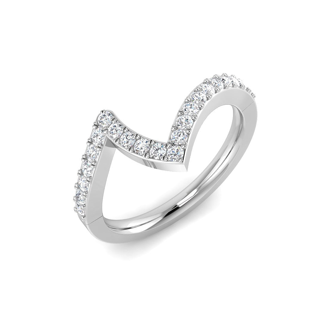 18ct White Gold 0.26ct G SI1 Diamond Ring