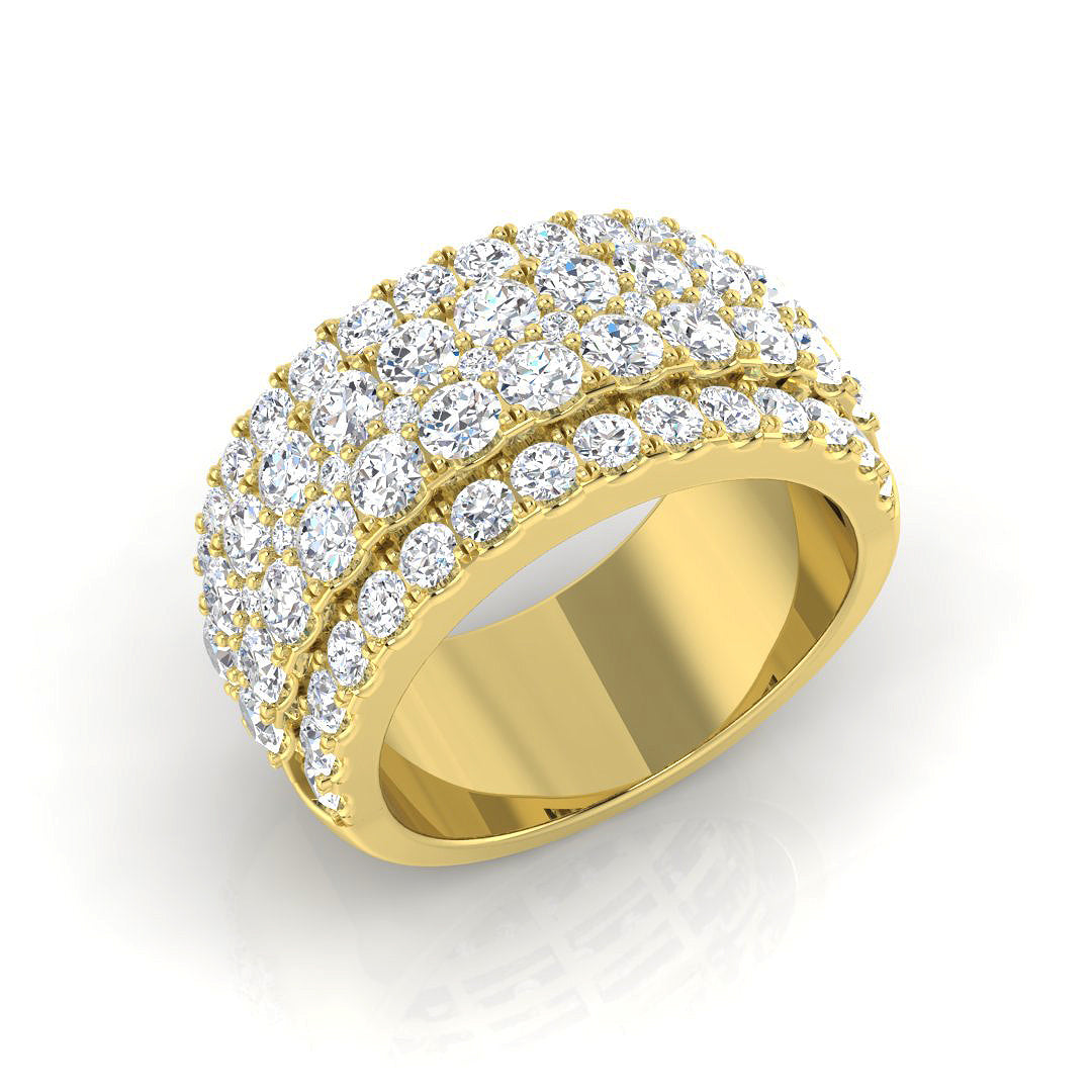 18ct Yellow Gold 2.48ct G SI2 Diamond Ring