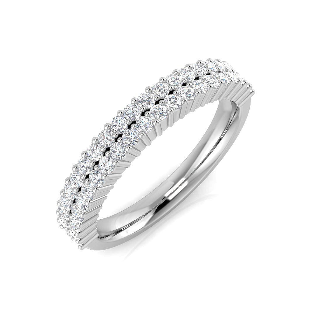9ct White Gold 0.48ct G SI2 Diamond Ring