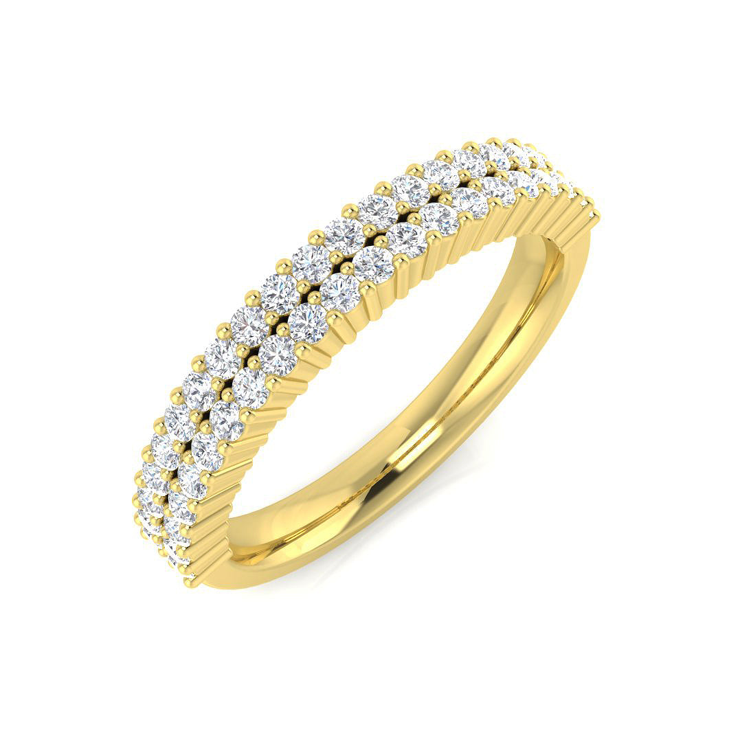 9ct Yellow Gold 0.48ct G SI2 Diamond Ring