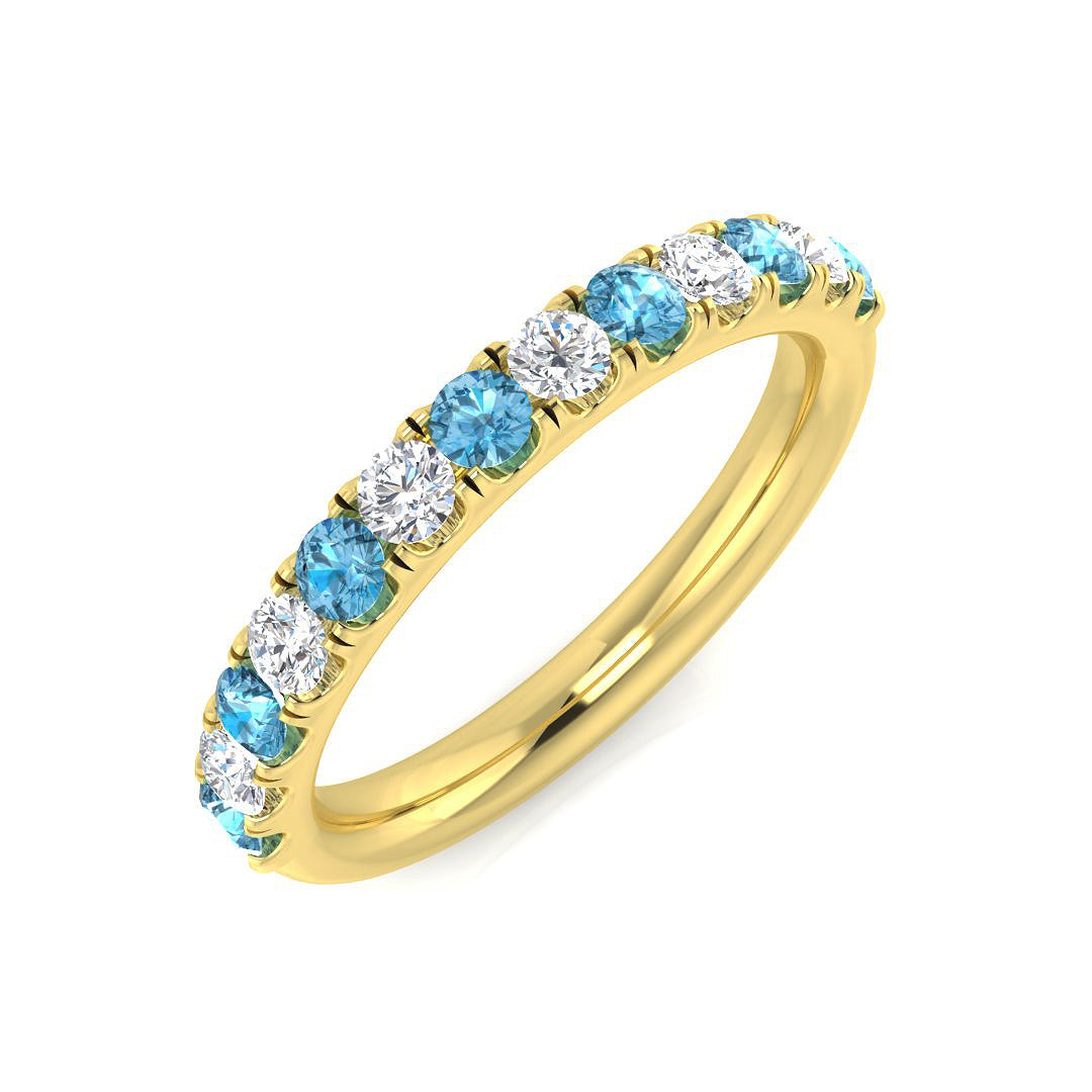 9ct Yellow Gold 0.65ct G SI2 Diamond Ring