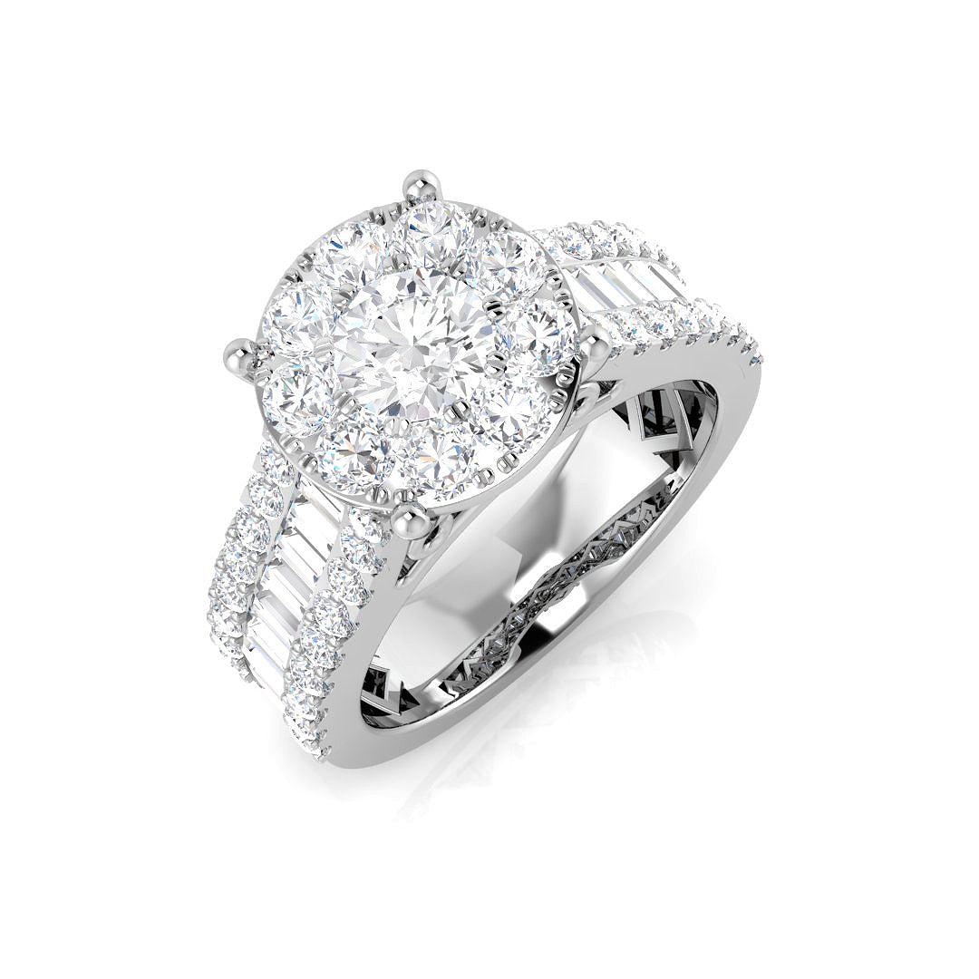 9ct White Gold 2.32ct G SI2 Diamond Ring