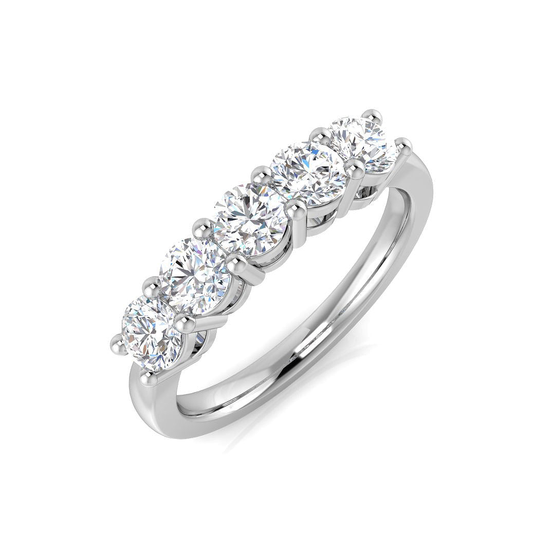 Platinum 0.95ct Laboratory Grown CVD Ring