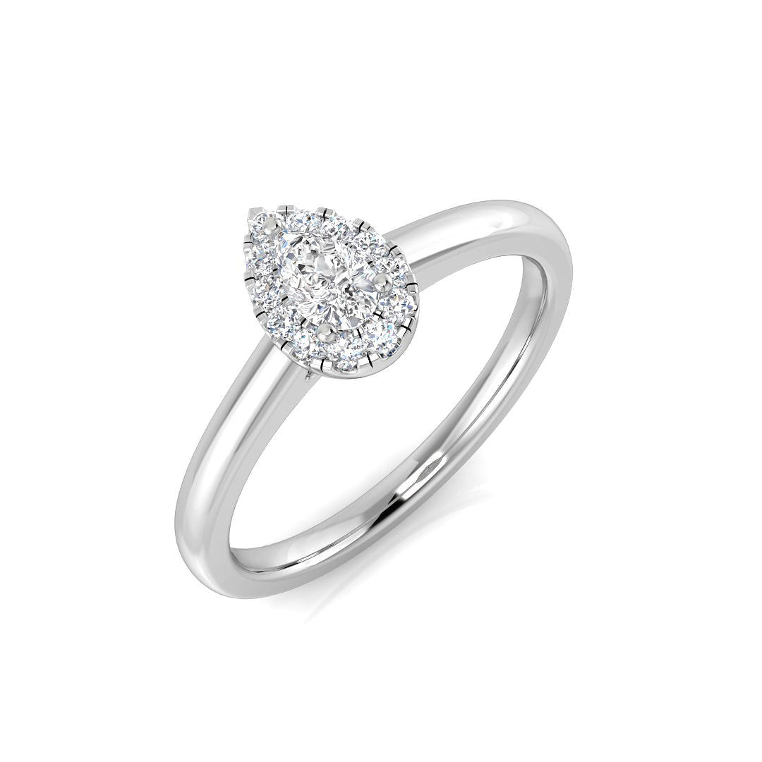 Platinum 0.26ct Diamond Ring
