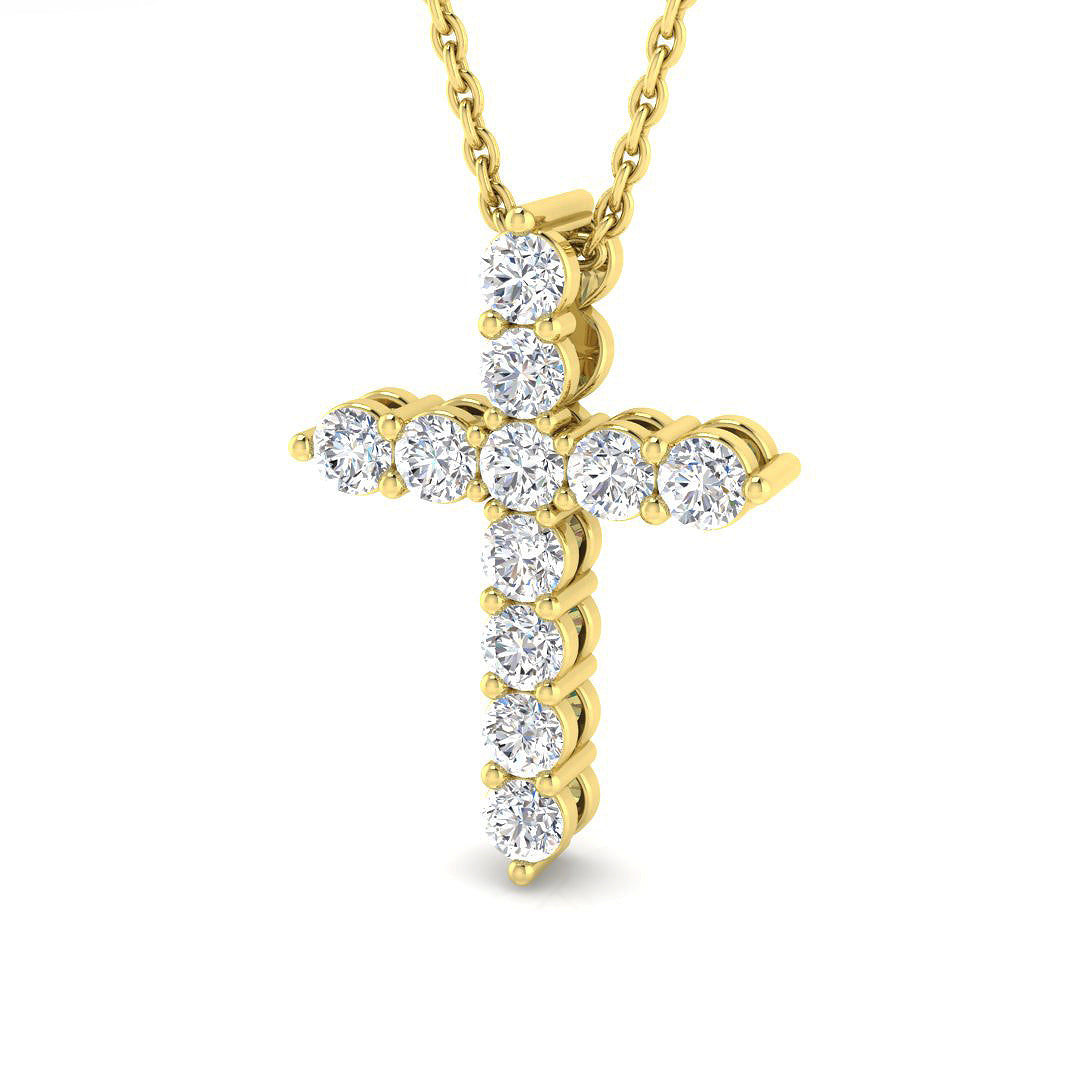 9ct Yellow Gold 0.50ct G SI2 Diamond Pendant