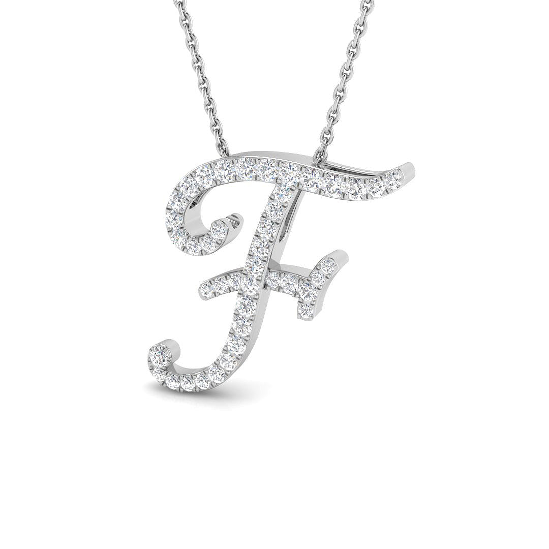18ct White Gold 0.35ct G SI2 Diamond Pendant