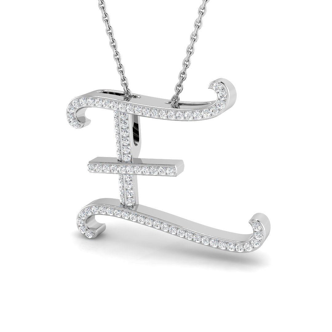 9ct White Gold 0.23ct G SI2 Diamond Pendant