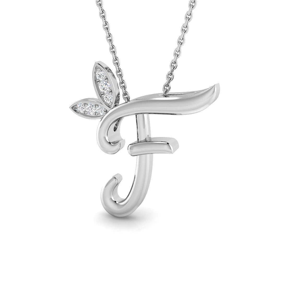 9ct White Gold 0.05ct G SI2 Diamond Pendant