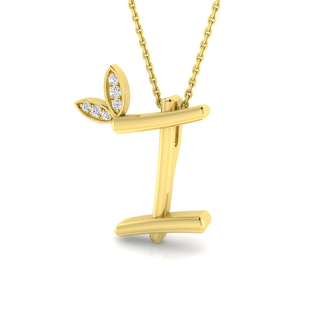 9ct Yellow Gold 0.06ct G SI2 Diamond Pendant