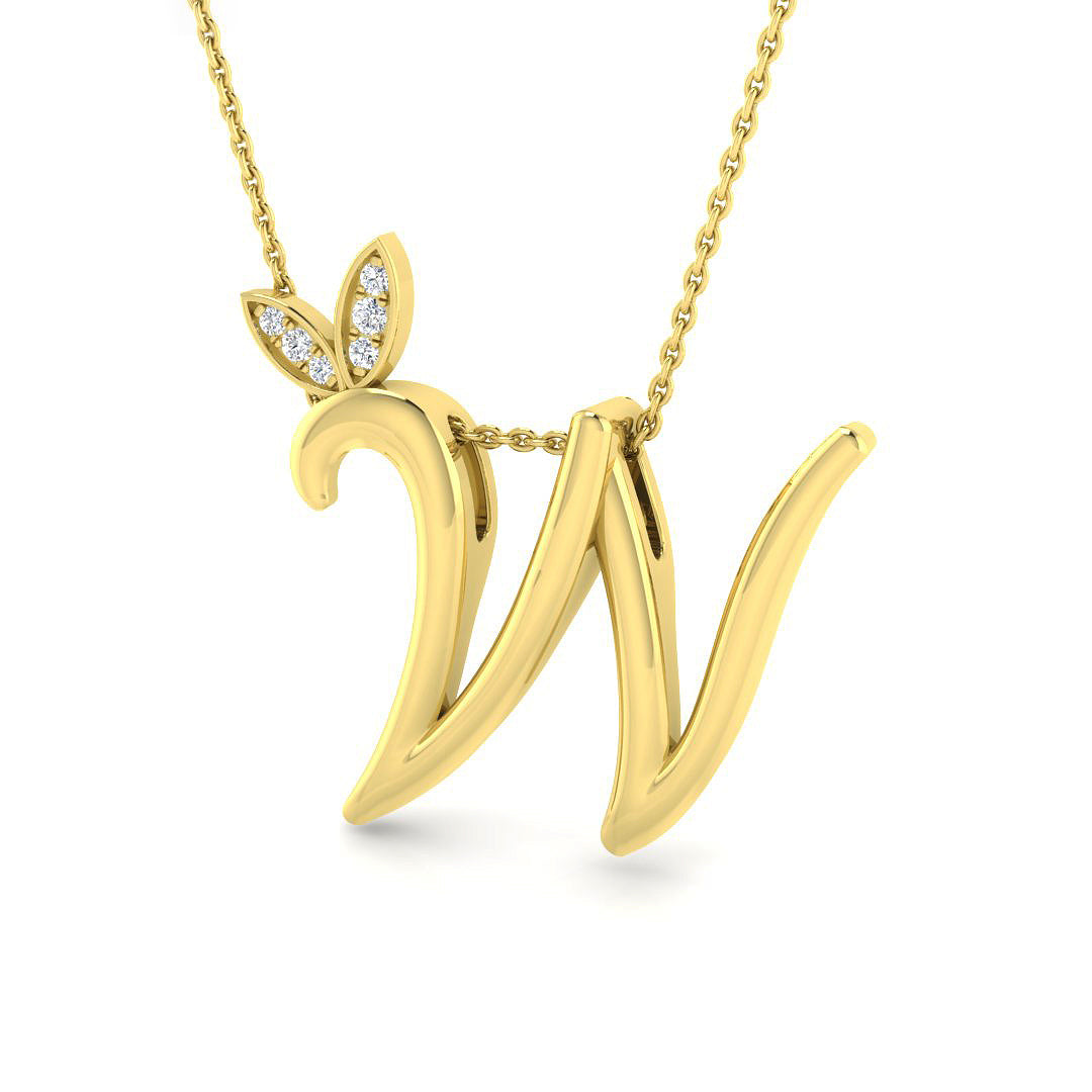 9ct Yellow Gold 0.06ct G SI2 Diamond Pendant