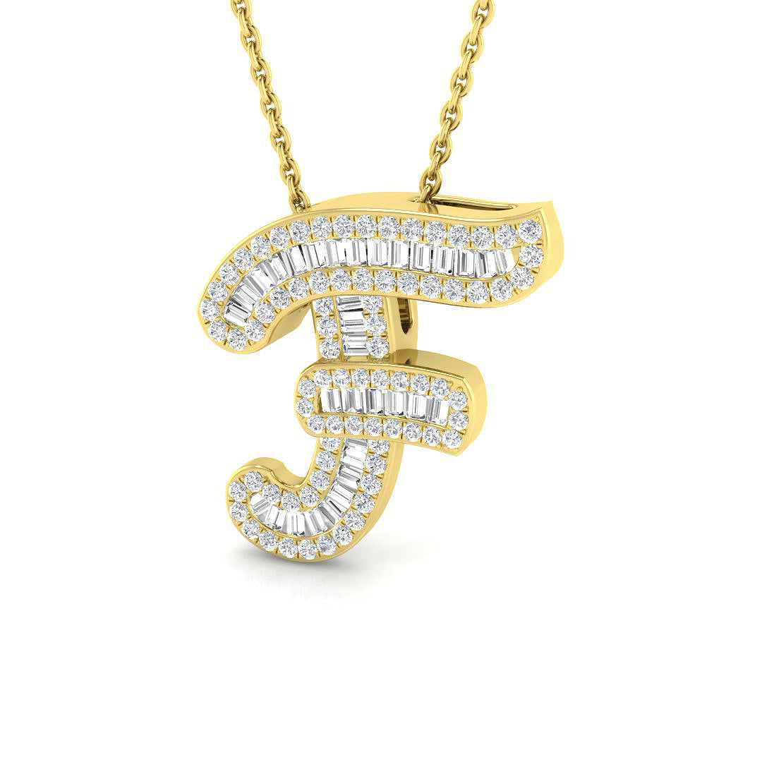 9ct Yellow Gold 0.42ct G SI2 Diamond Pendant