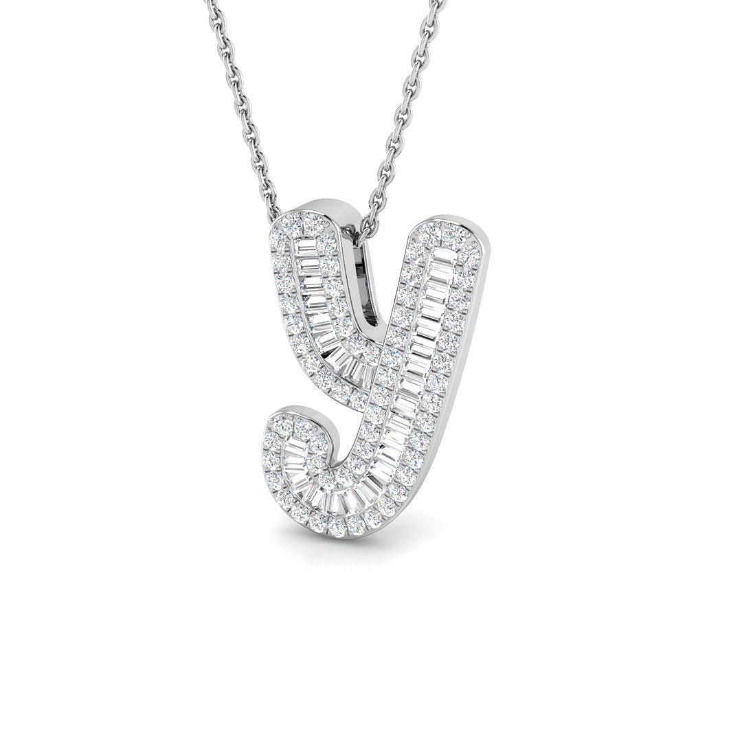 9ct White Gold 0.50ct G SI2 Diamond Pendant