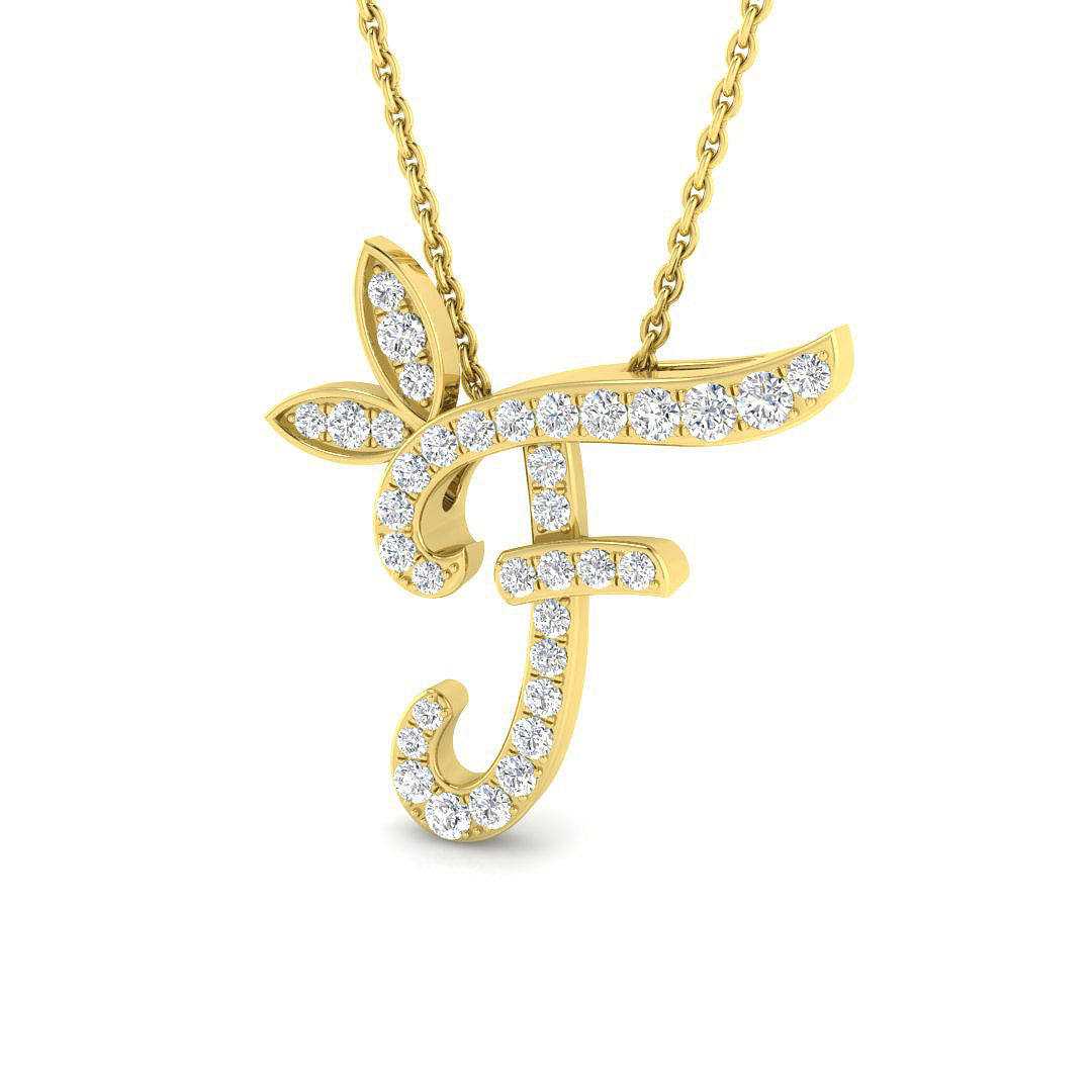 9ct Yellow Gold 0.30ct G SI2 Diamond Pendant