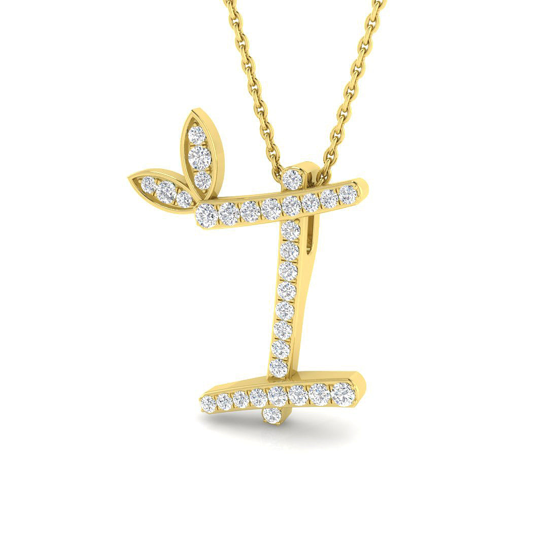 9ct Yellow Gold 0.28ct G SI2 Diamond Pendant
