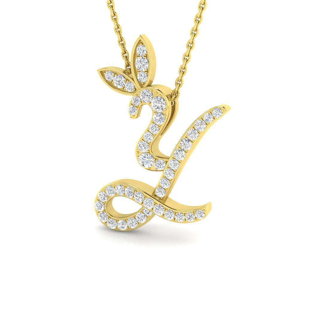 9ct Yellow Gold 0.31ct G SI2 Diamond Pendant