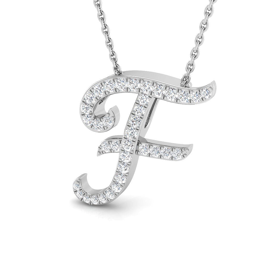 9ct White Gold 0.25ct G SI2 Diamond Pendant