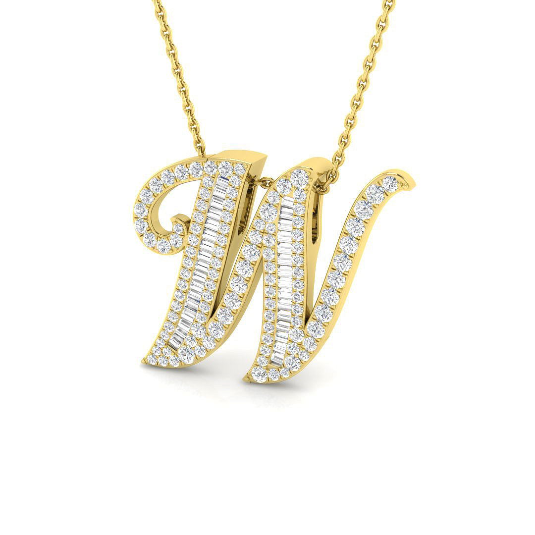 9ct Yellow Gold 0.75ct G SI2 Diamond Pendant