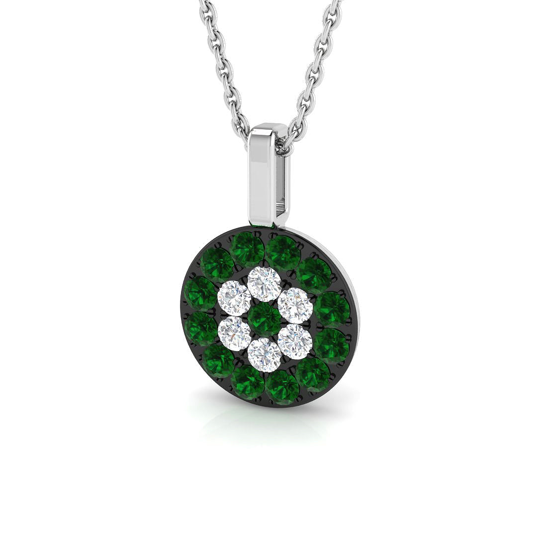 9ct White Gold 0.50ct G SI2 Diamond Pendant