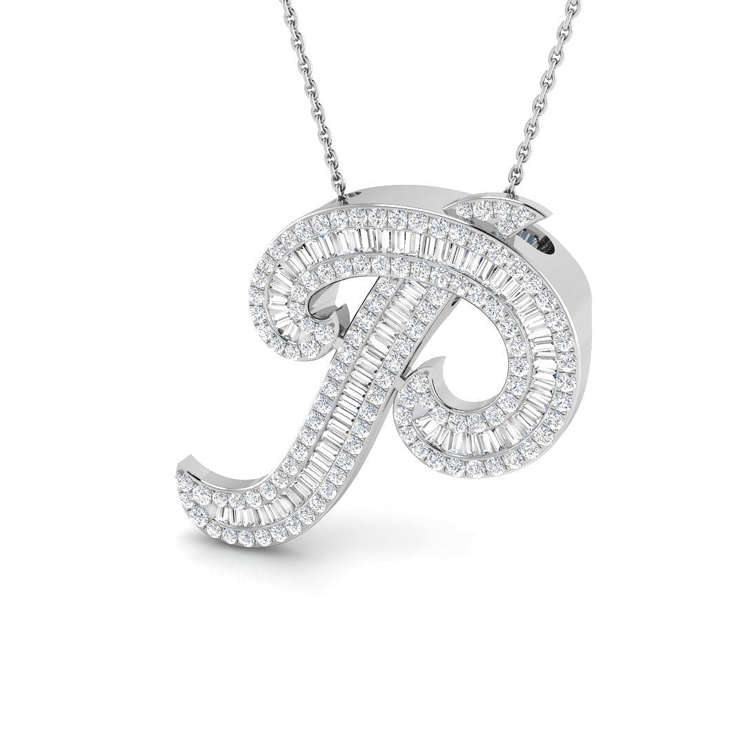 9ct White Gold 1.46ct G SI2 Diamond Pendant