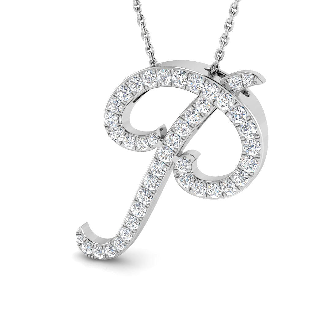 9ct White Gold 0.60ct G SI2 Diamond Necklace