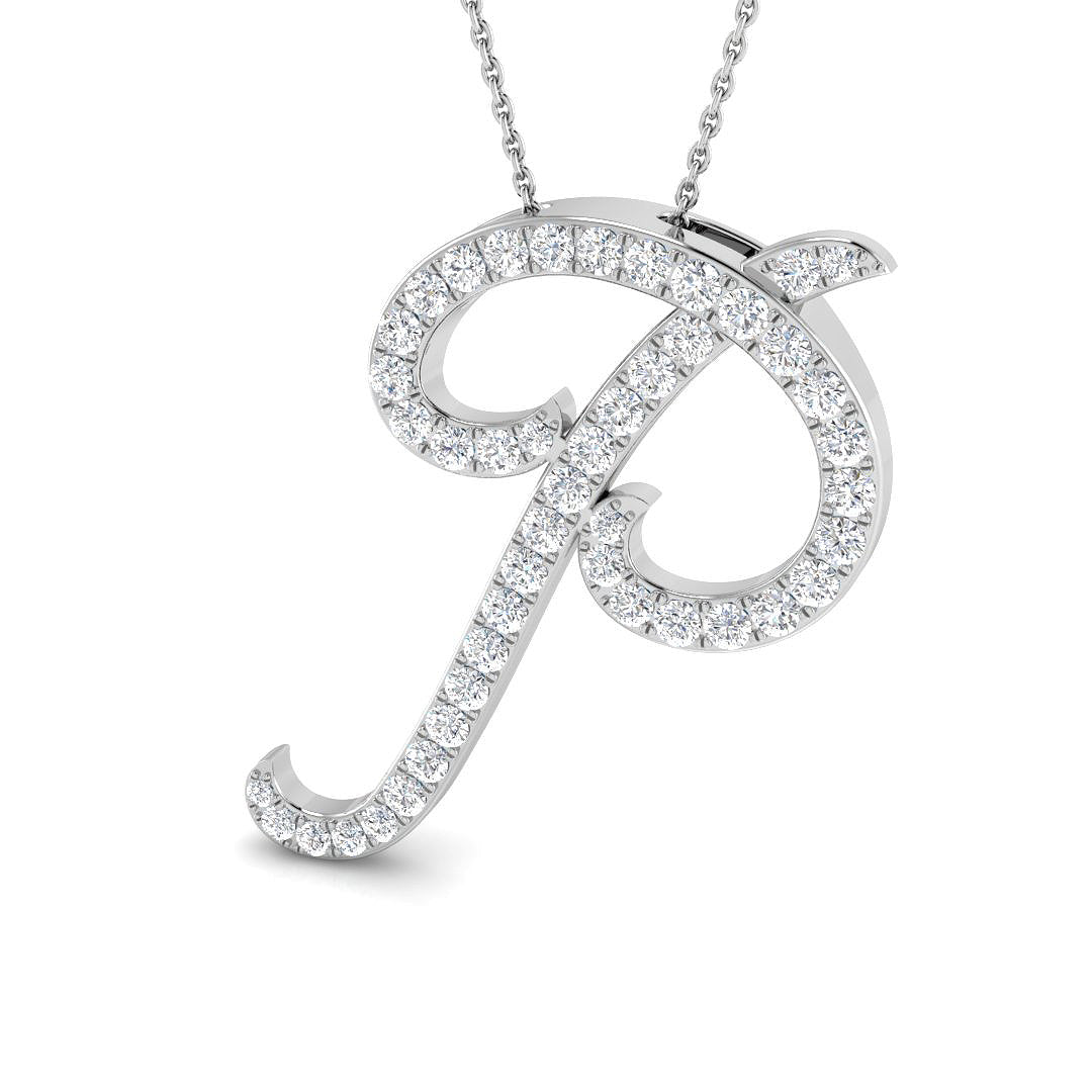 9ct White Gold 1.23ct G SI2 Diamond Pendant