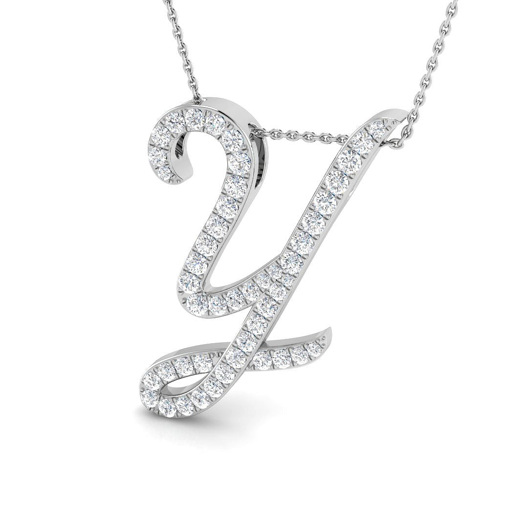 9ct White Gold 1.07ct G SI2 Diamond Pendant