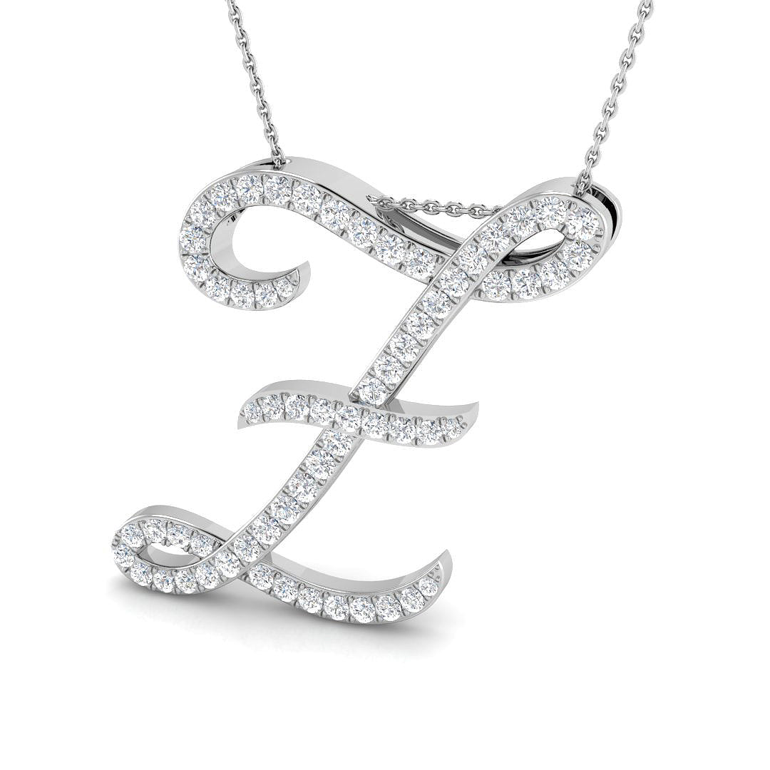9ct White Gold 1.25ct G SI2 Diamond Pendant