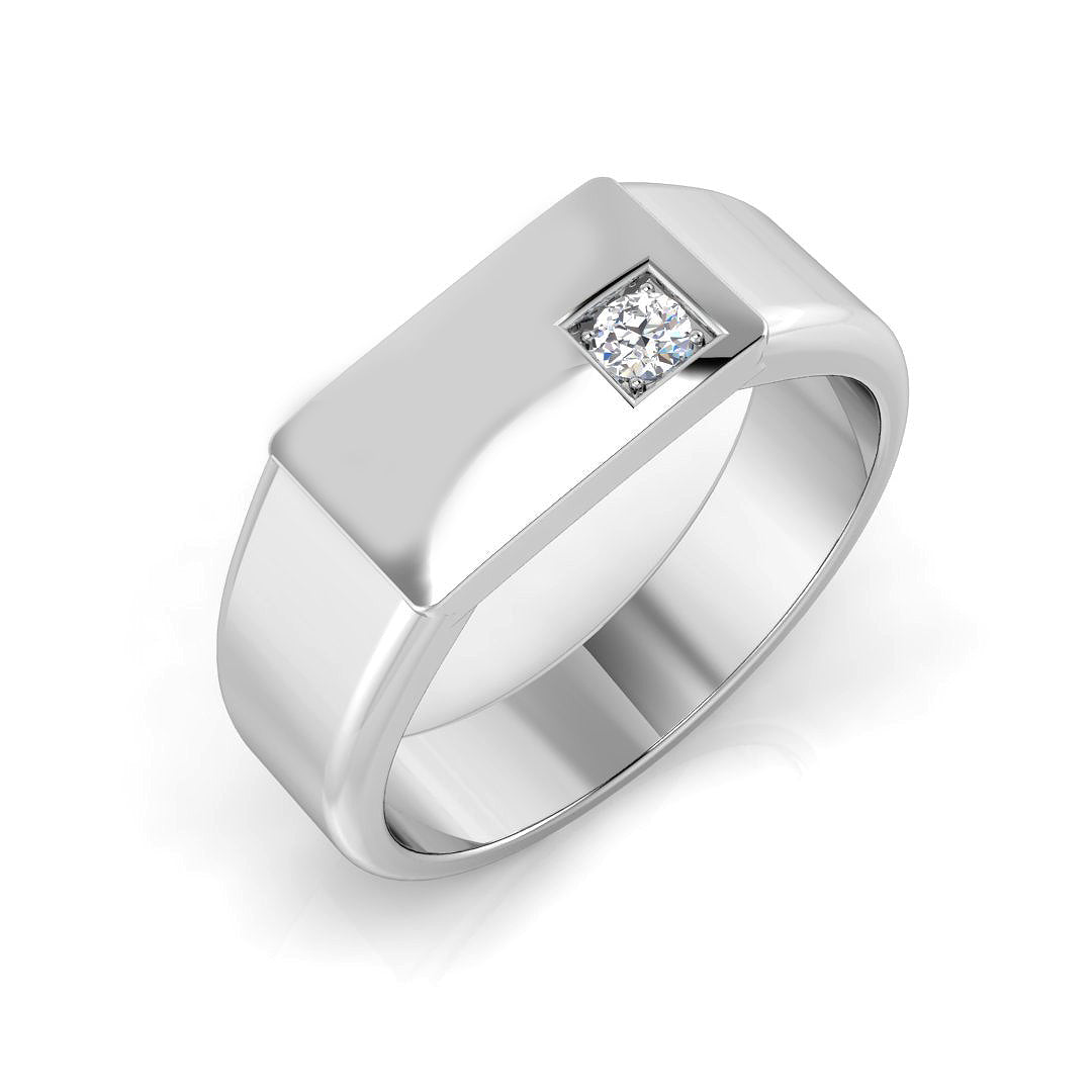 9ct White Gold 0.04ct G SI2 Diamond Ring
