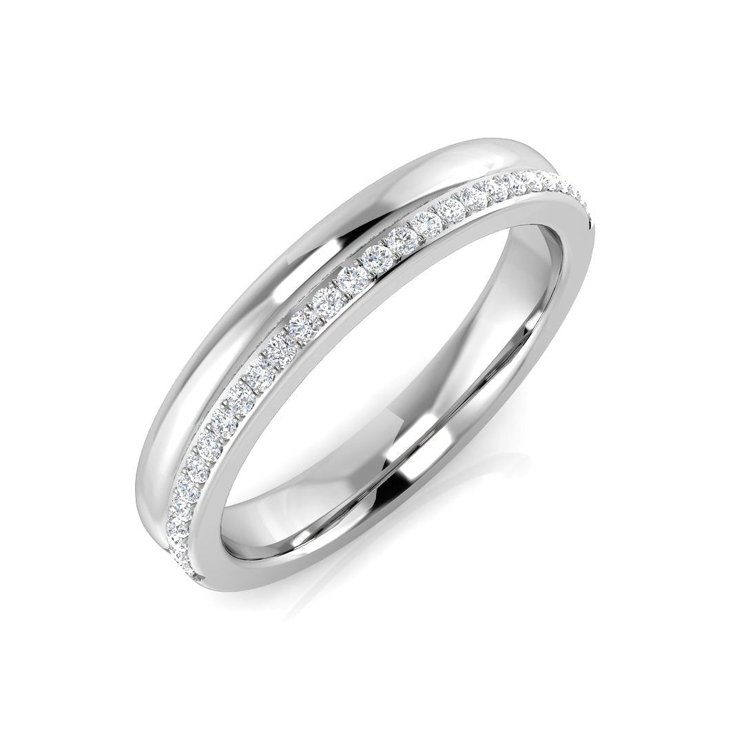 Platinum 0.10ct G SI1 Diamond Ring