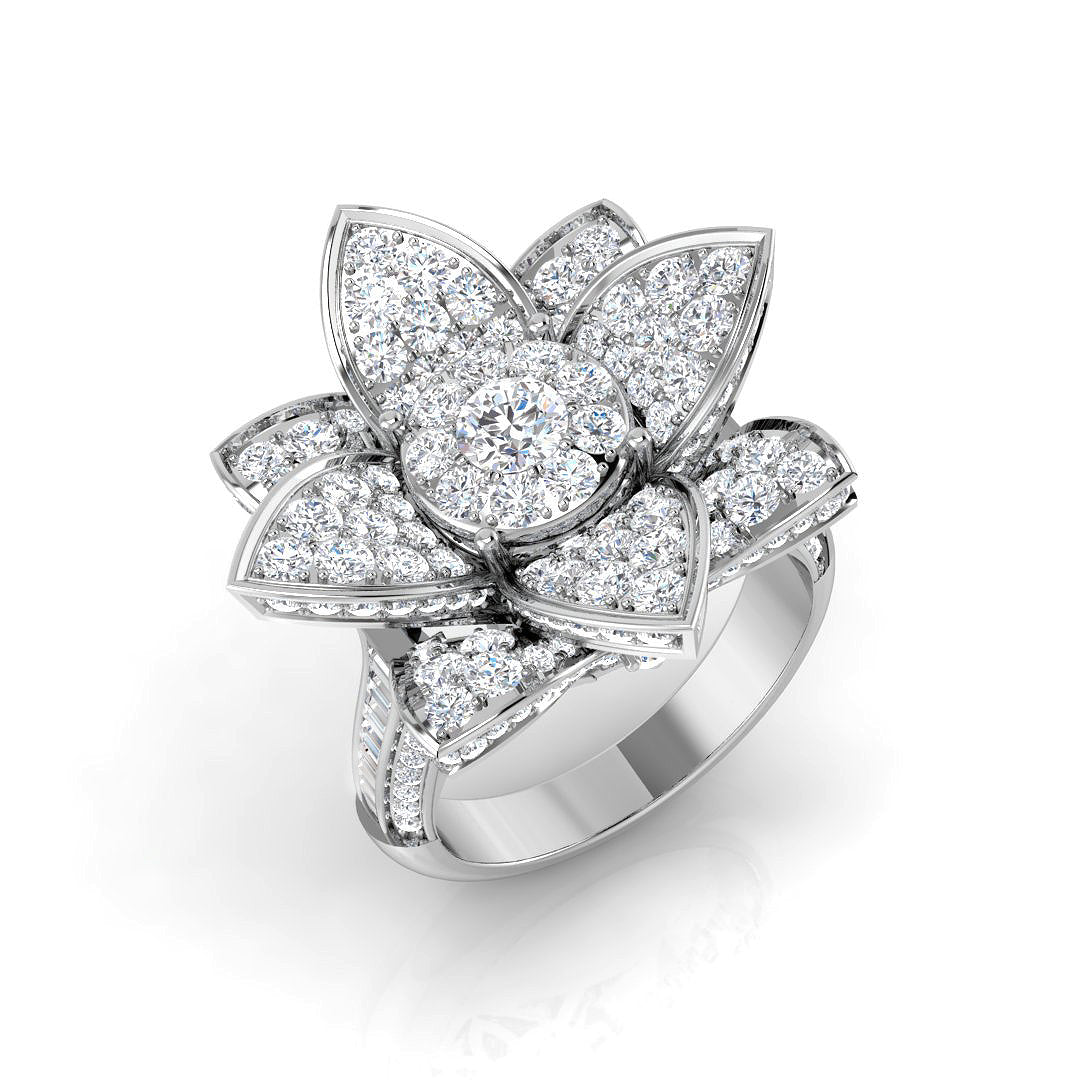9ct White Gold 2.61ct G SI2 Diamond Ring