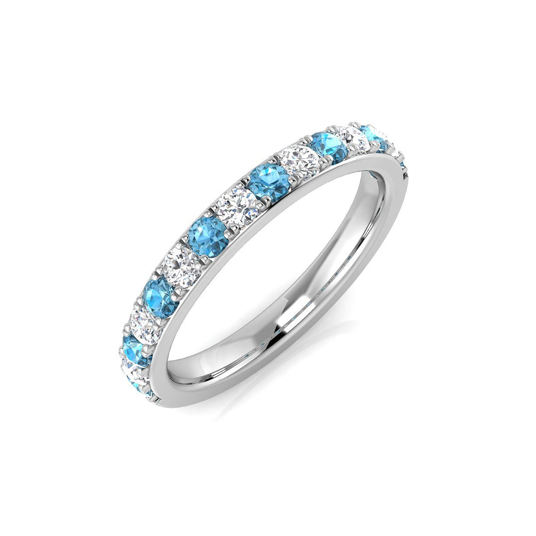 9ct White Gold 0.59ct G SI2 Diamond Ring