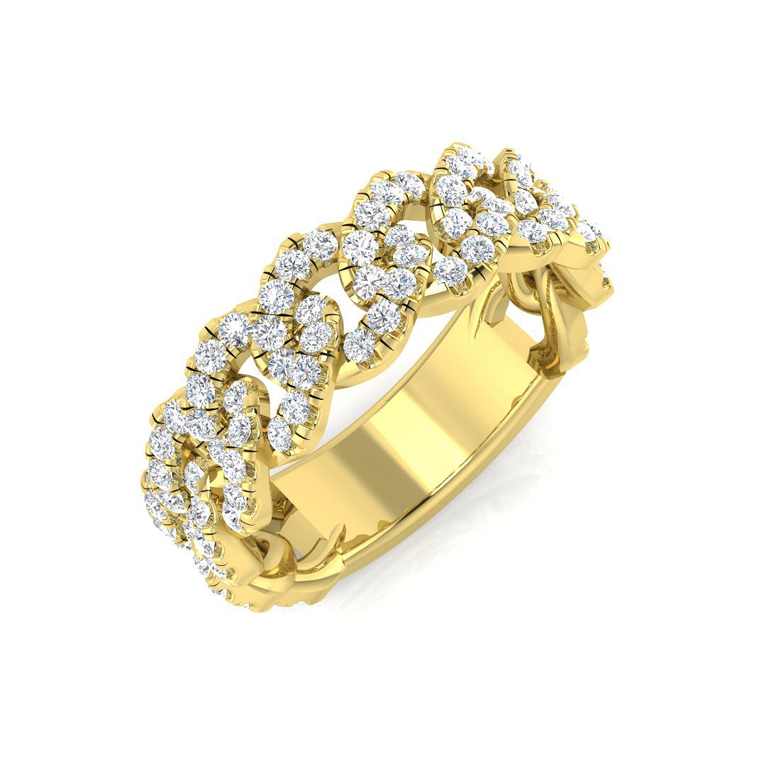 9ct Yellow Gold 0.82ct G SI2 Diamond Ring