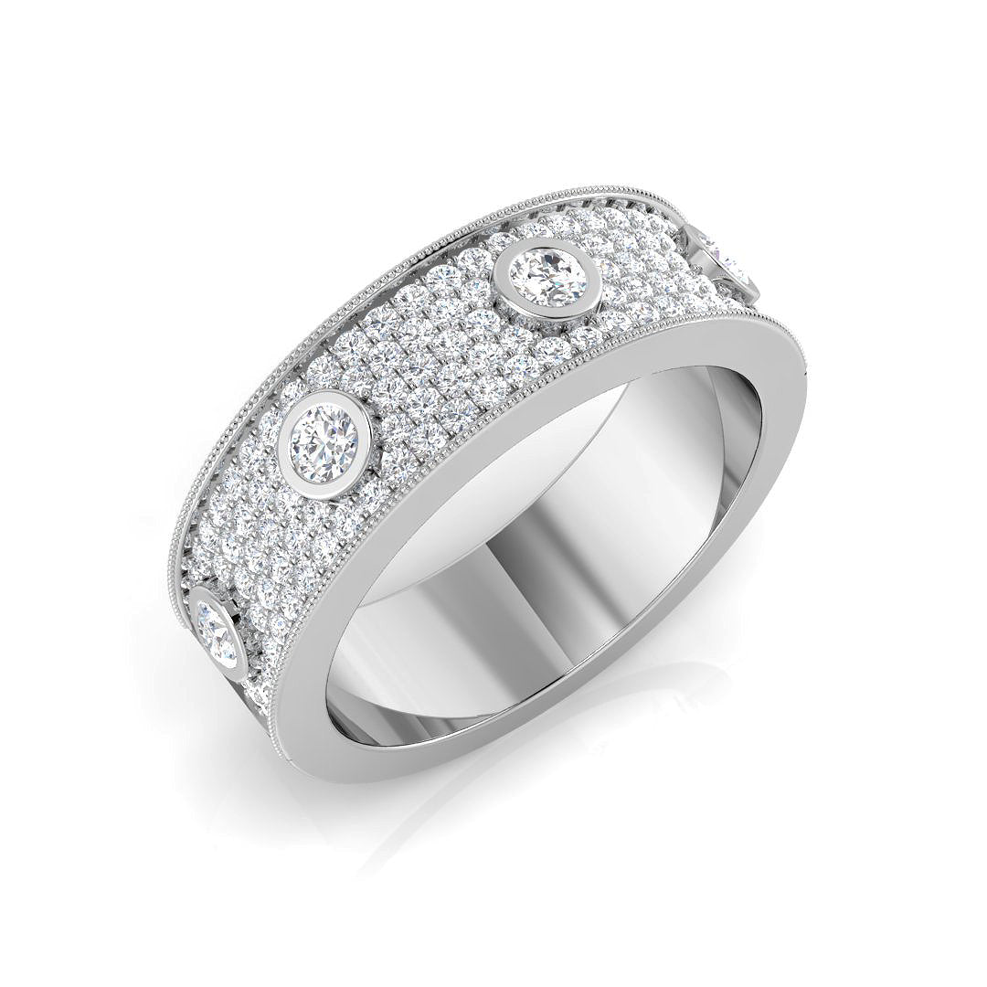 18ct White Gold 0.76ct G SI2 Diamond Ring