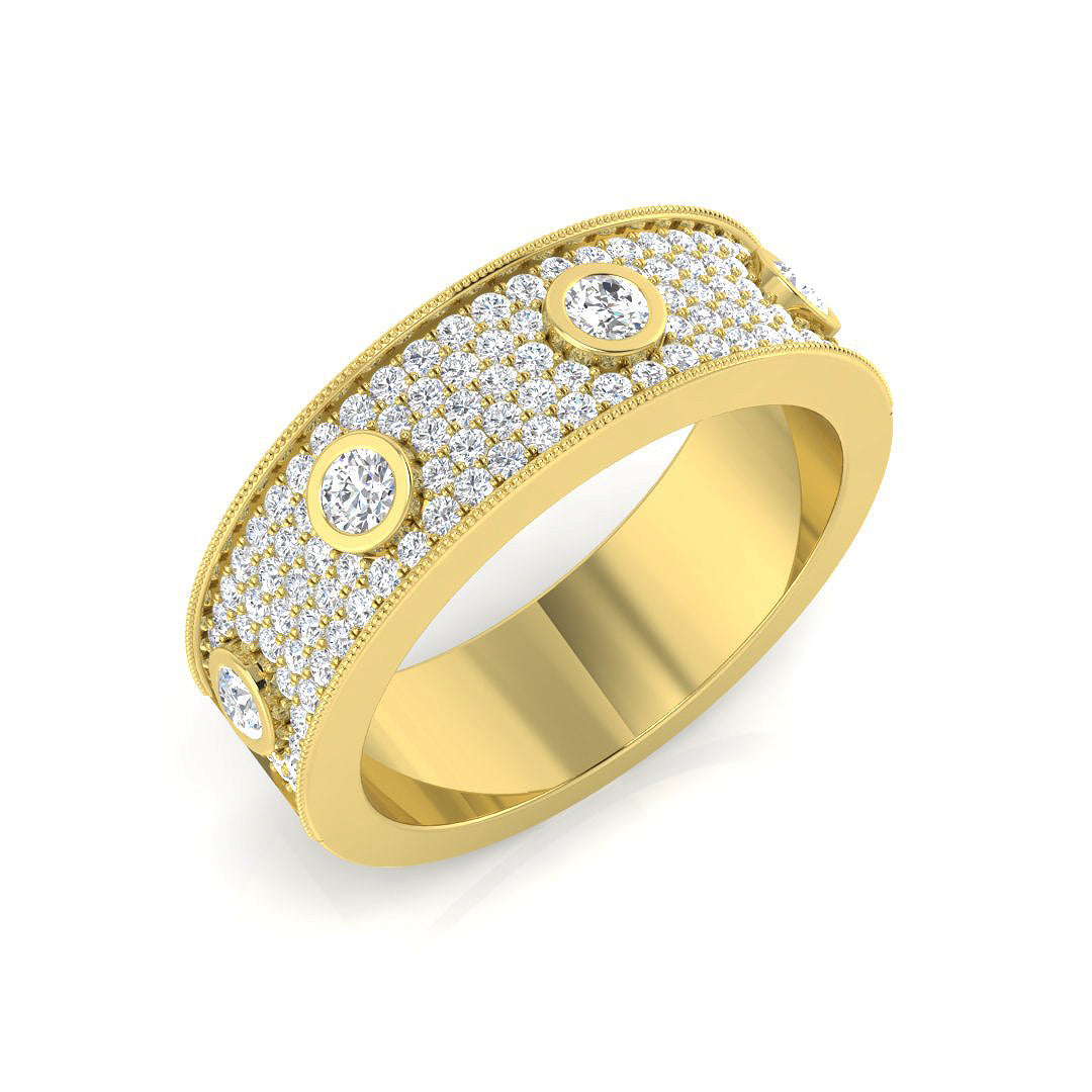18ct Yellow Gold 0.76ct G SI2 Diamond Ring