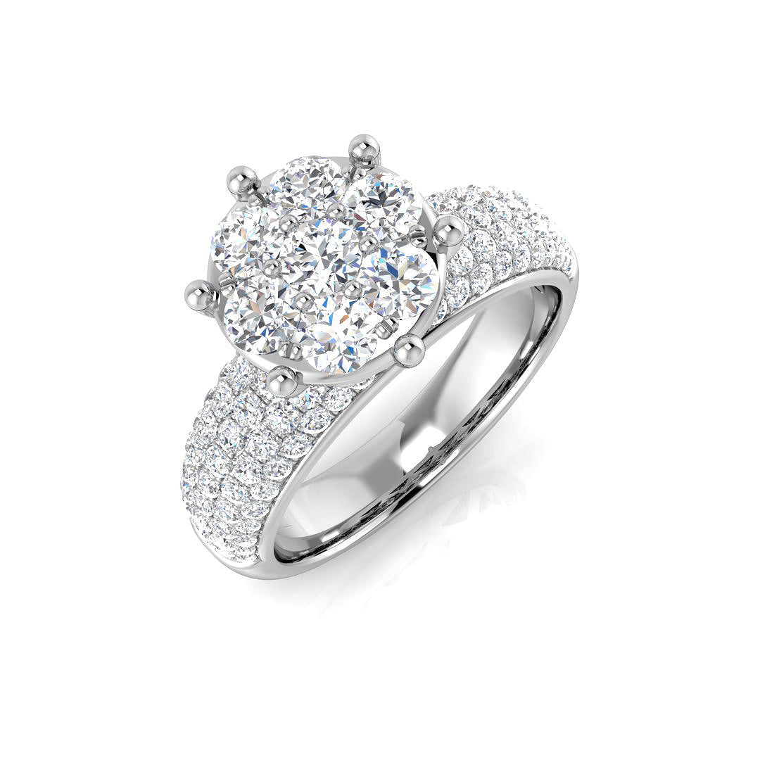 9ct White Gold 1.56ct G SI2 Diamond Ring