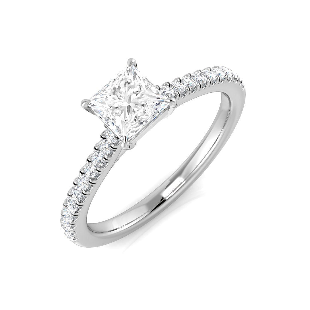 Platinum 0.65ct G SI1 Diamond Ring