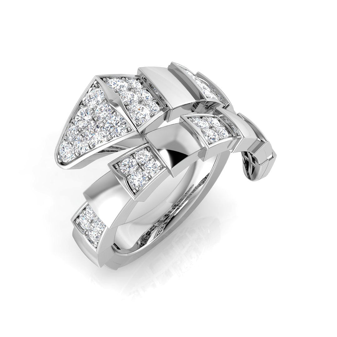 9ct White Gold 0.73ct G SI2 Diamond Ring