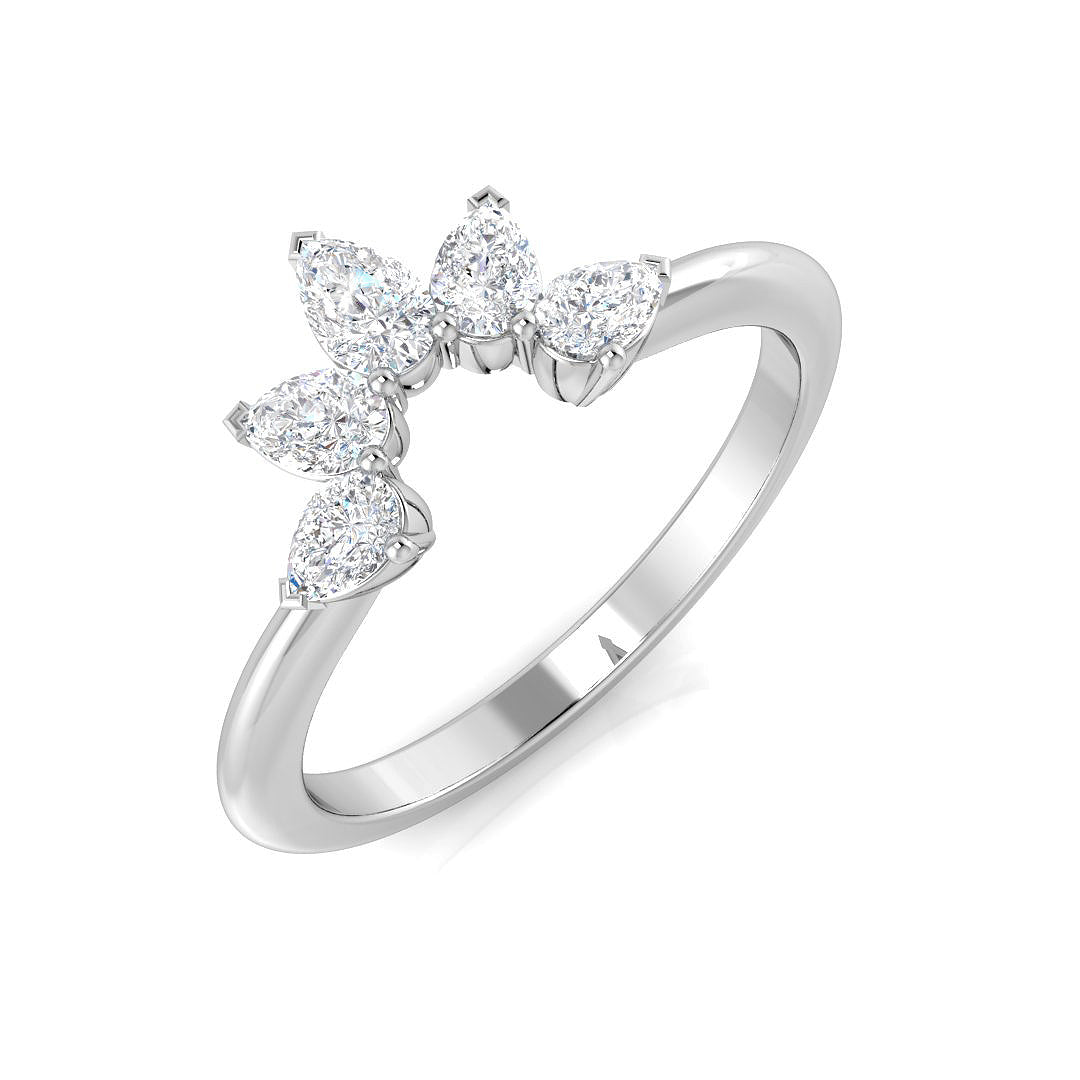 9ct White Gold 0.45ct Diamond Ring