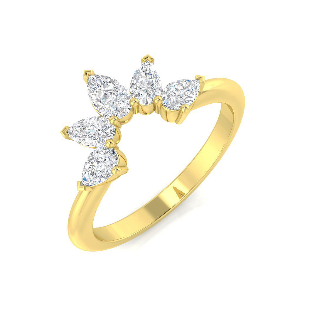 18ct Yellow Gold 0.53ct G SI1 Diamond Ring