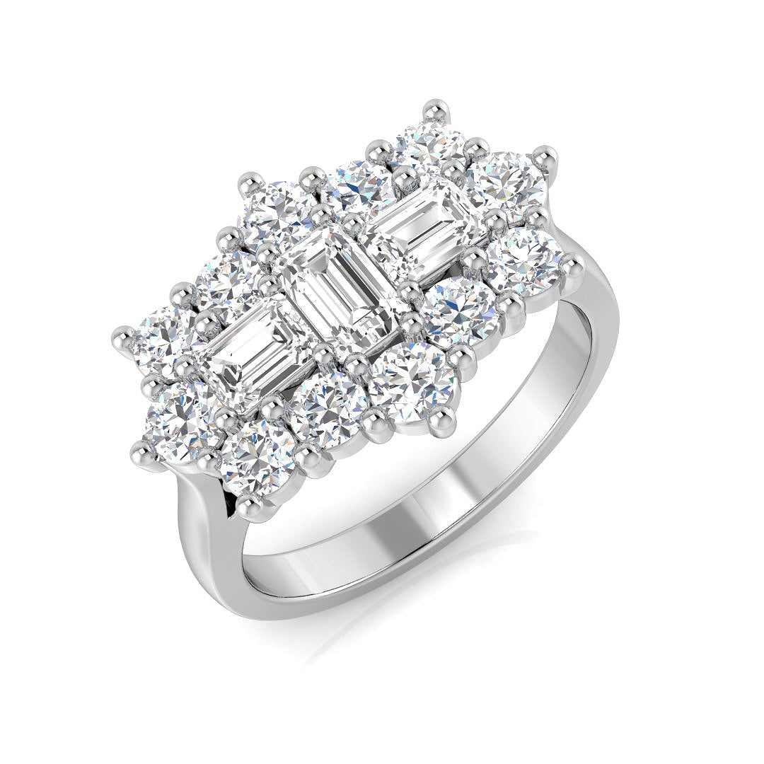 Platinum 1.76ct Diamond Ring