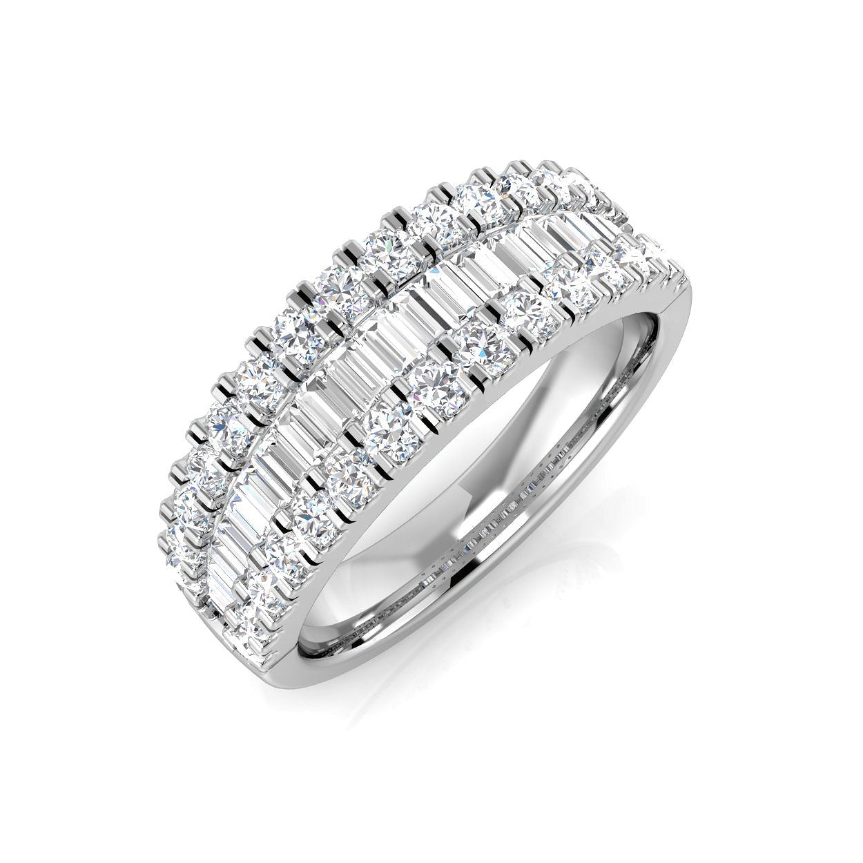9ct White Gold 1.01ct G SI2 Diamond Ring