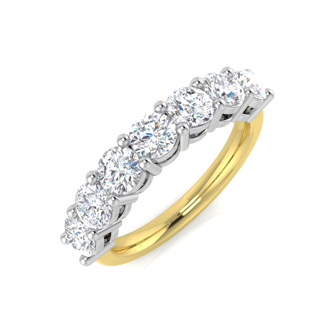 18ct Yellow Gold 2.18ct Laboratory Grown CVD Ring