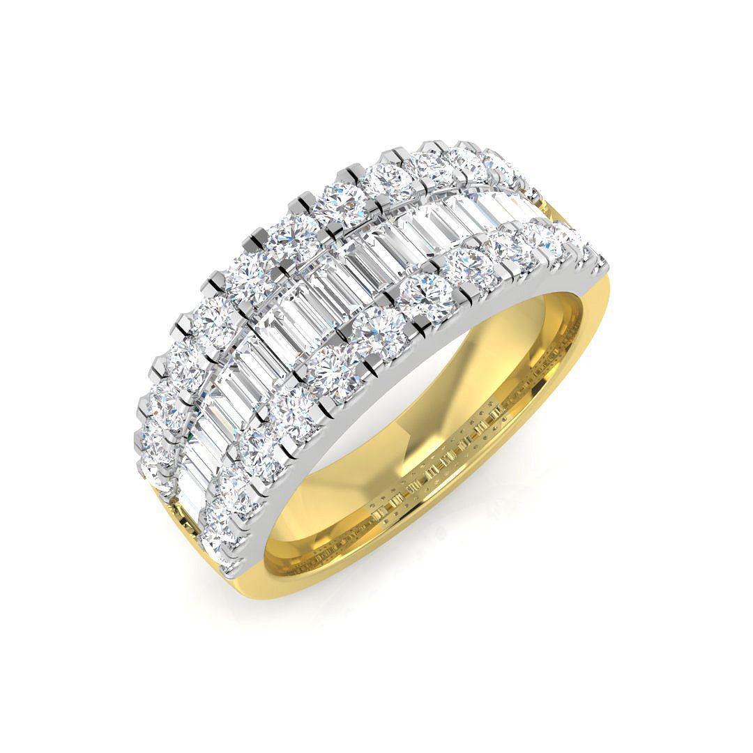18ct Two-Tone Gold 1.49ct G SI2 Diamond Ring