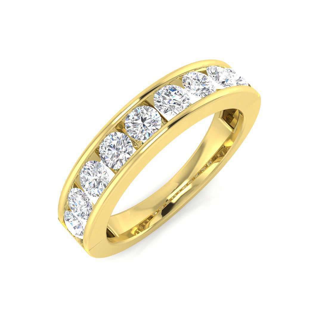 9ct Yellow Gold 1.00ct Laboratory Grown CVD Ring