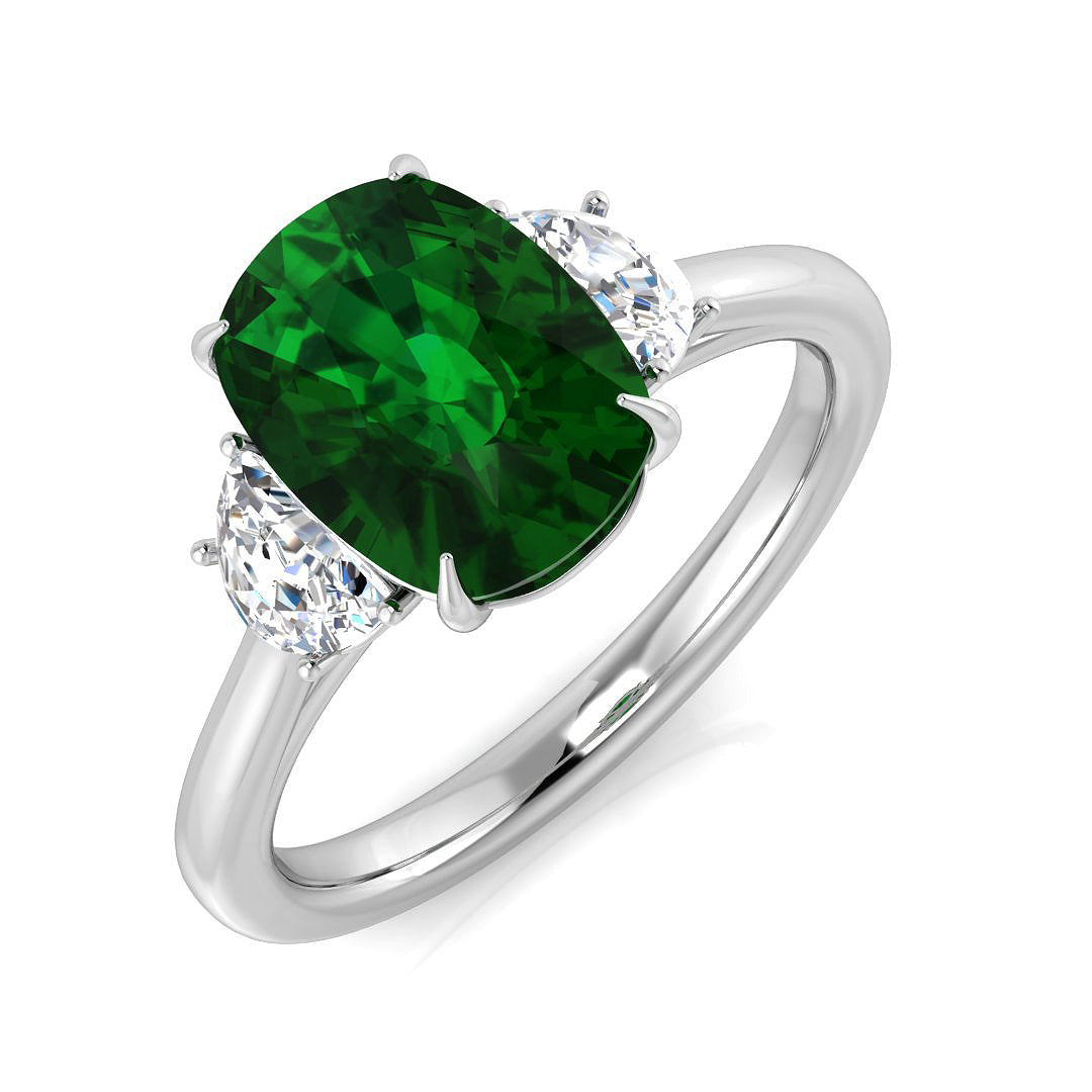 Platinum 1.95ct Emerald Ring