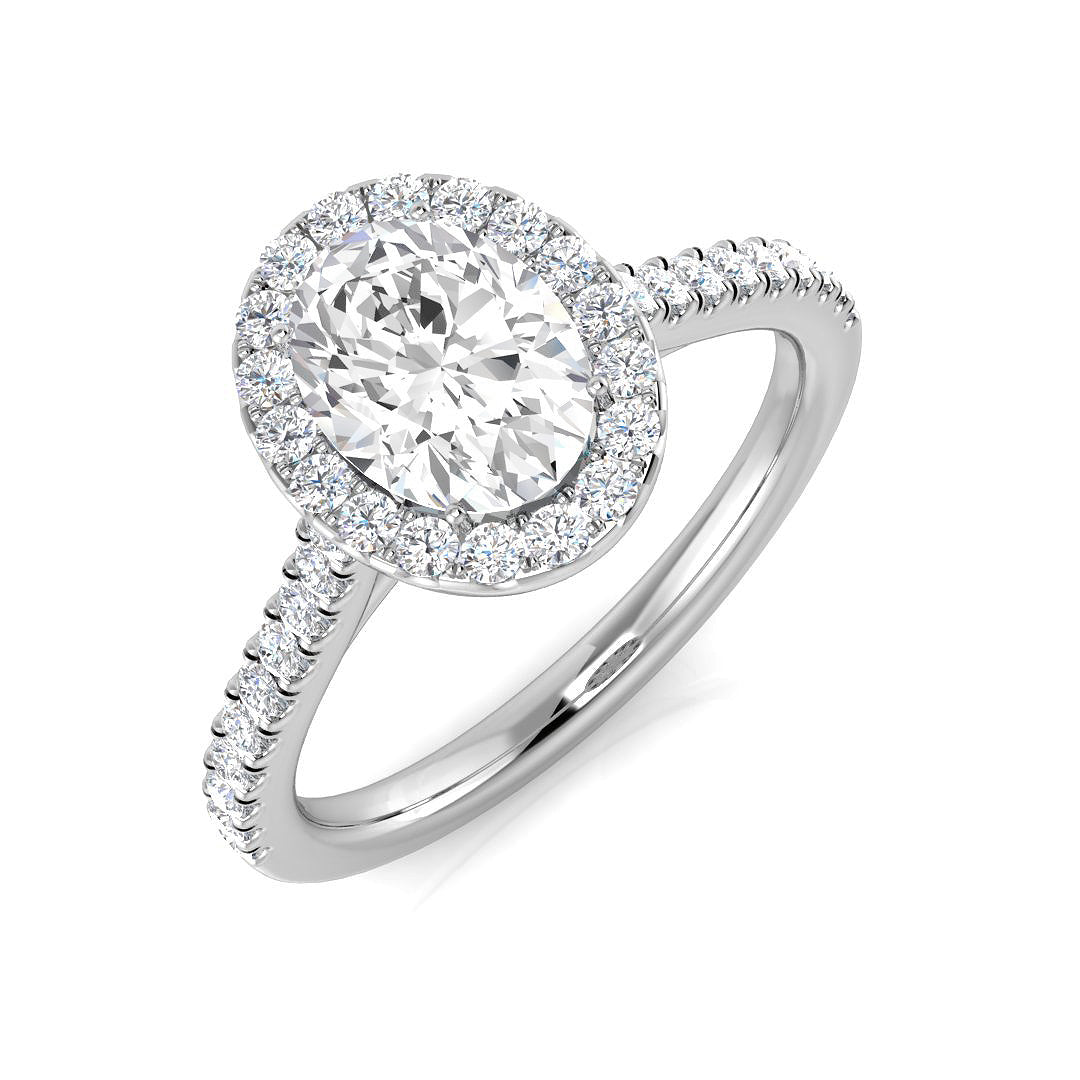 Platinum 1.30ct G SI2 Diamond Ring